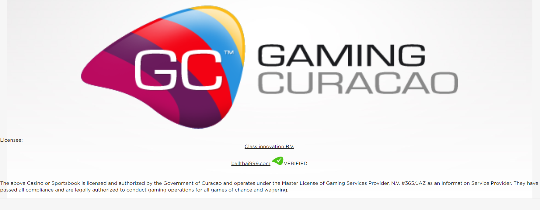 gamingcuracao-ballthai999